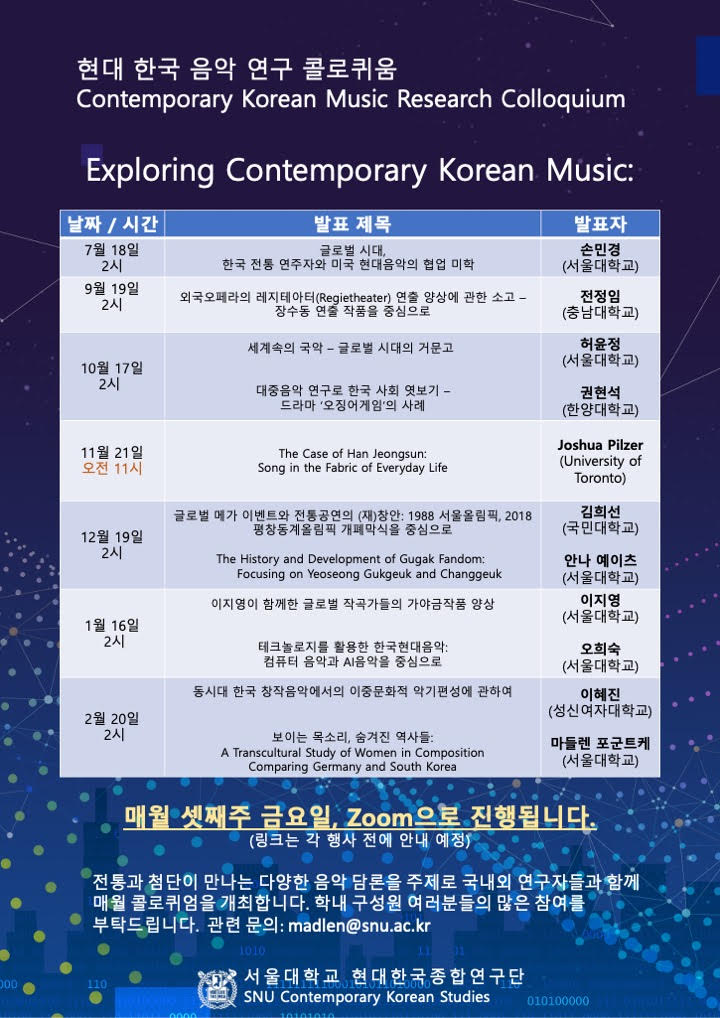 ｢동시대 한국 창작음악과 초문화적 관점｣